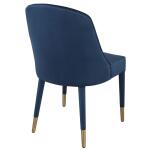 Brie Armless Chair, Sapphire, 2 Per Box, Priced Each Chairs Blue 16