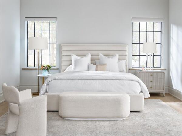 Tranquility - Miranda Kerr Home Tranquility Upholstered Bed Queen - Image 4