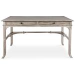 Abbey Park Queen Uph Sleigh Headboard Bed Parts Antique White & Weathered Brown 14