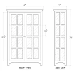 Aries Glass Door Bookcase - Image 7