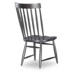 Windsor Side Chair With Tapered Spindles Chairs & Benches Black 11