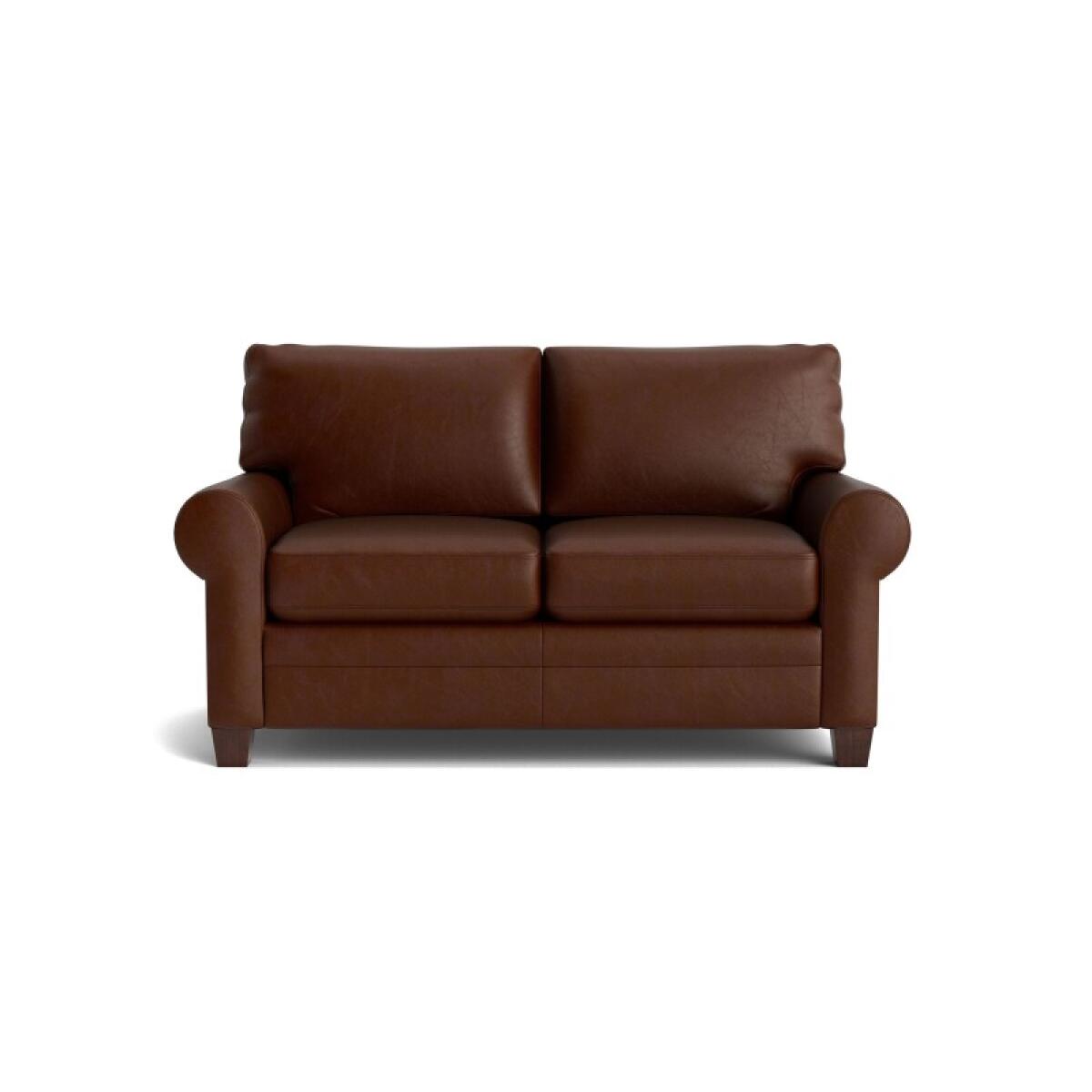 Carolina Leather Roll Arm Loveseat Sofas Bassett Furniture 2 Carolina Leather Roll Arm Loveseat Sofas Bassett Furniture 2