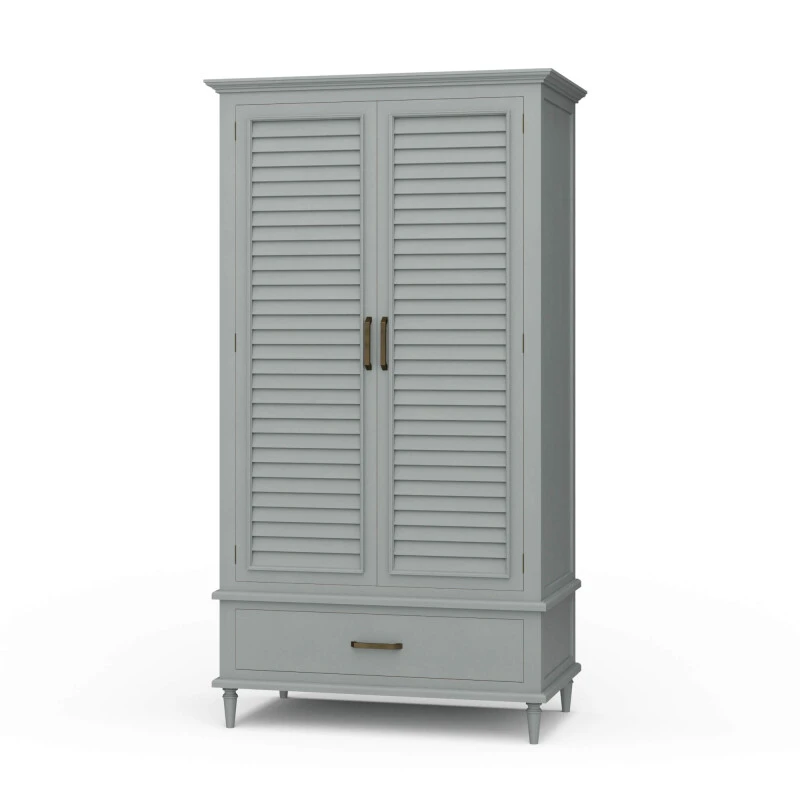 c35e75df5b543d951db4c8f3ac56ad81 Sawyer Wardrobe W/ Shutter Door - Image 1