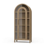 Vannes Display Cabinet W/ Glass Shelves