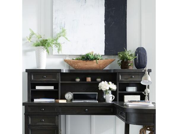 Harvest Home Hutch Office Storage Brown