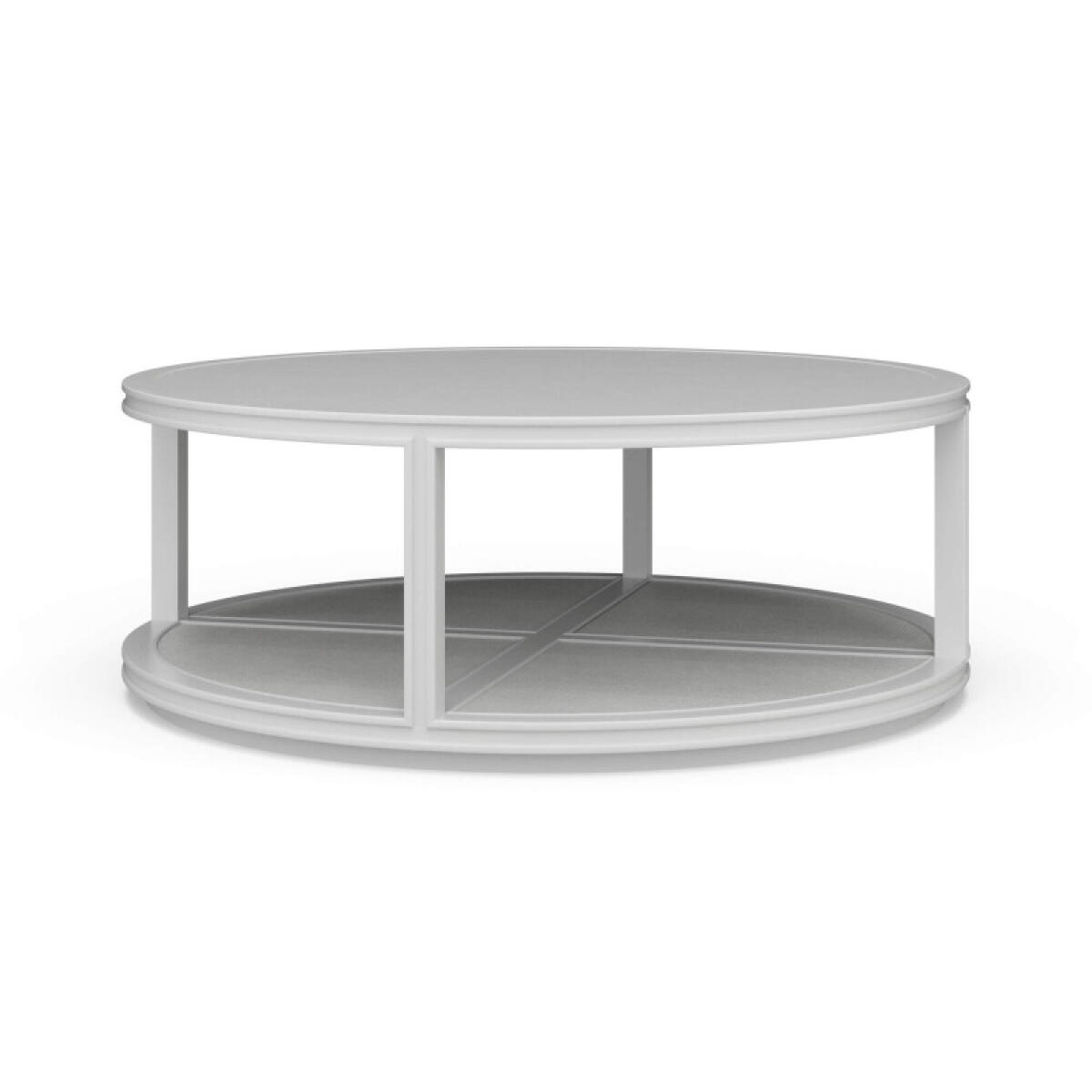 c3978276d8ac3ff897f686ae348fc741 Cohan Round Coffee Table W/ Rattan - Image 1