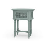 Montego Side Table W/ Rattan Door