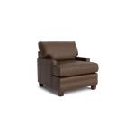 Carolina Leather Track Arm Accent Chair Chairs Bassett Furniture 9