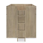 2800 District LK Complete Captains Bed 33 Weathered Oak Finish - Image 14