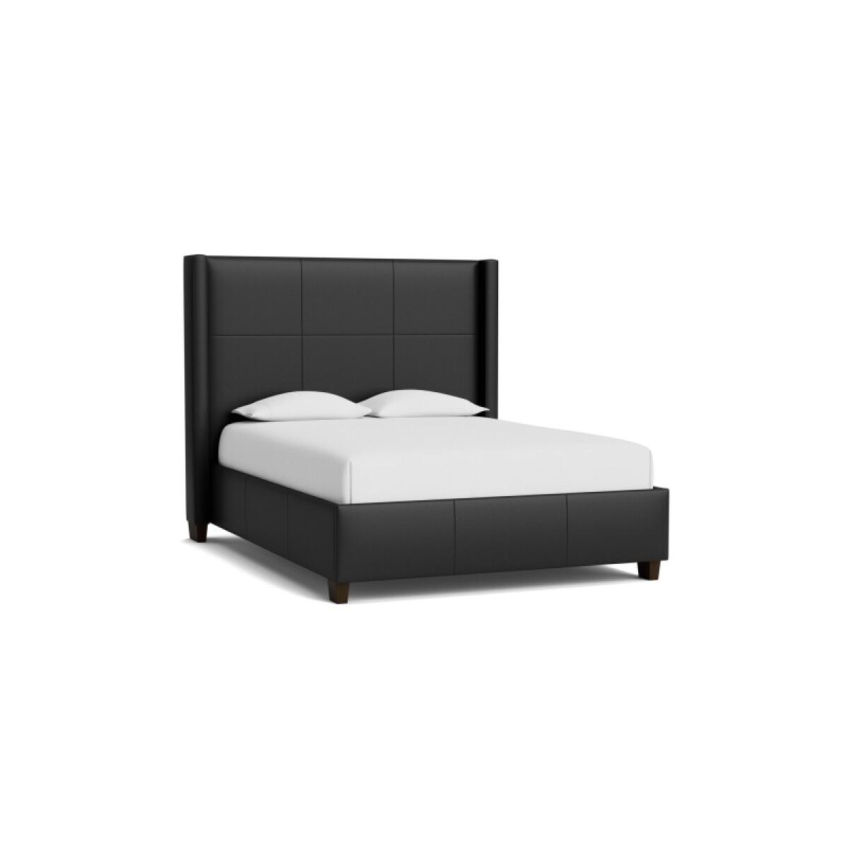 c3e99a014c2d4185b8c6f4abe45febcf Dublin Leather Upholstered Bed - Image 1