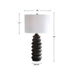 Uplift Table Lamp, Black Lighting Black 23