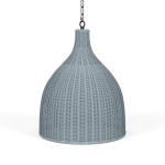 Hampton Rattan Pendant Medium Lighting Blue 13
