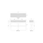 Renoir Console W/ Raffia - Image 9