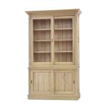 Hudson 88” Bookcase W/ 2 Sliding Doors Bookcases Batavia Black 11