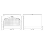 Chloe Upholstered Bed - Image 7