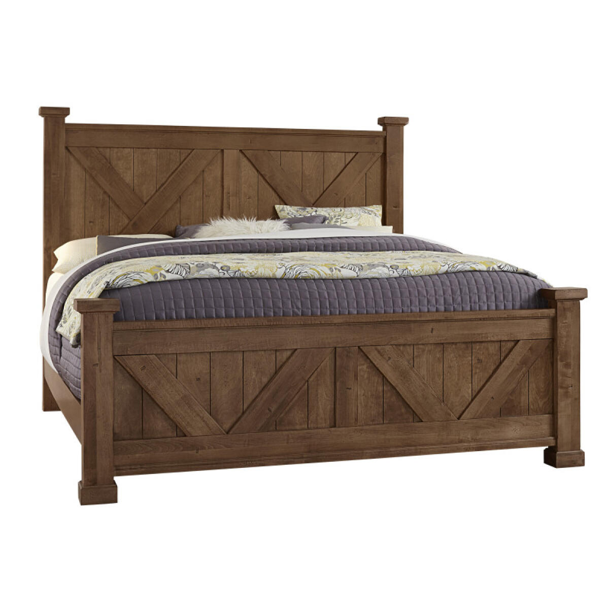 Cool Rustic Queen X Bed With X Footboard Beds Amber 2 Cool Rustic Queen X Bed With X Footboard Beds Amber 2