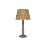Cholet Table Lamp W/ Scalloped Shade