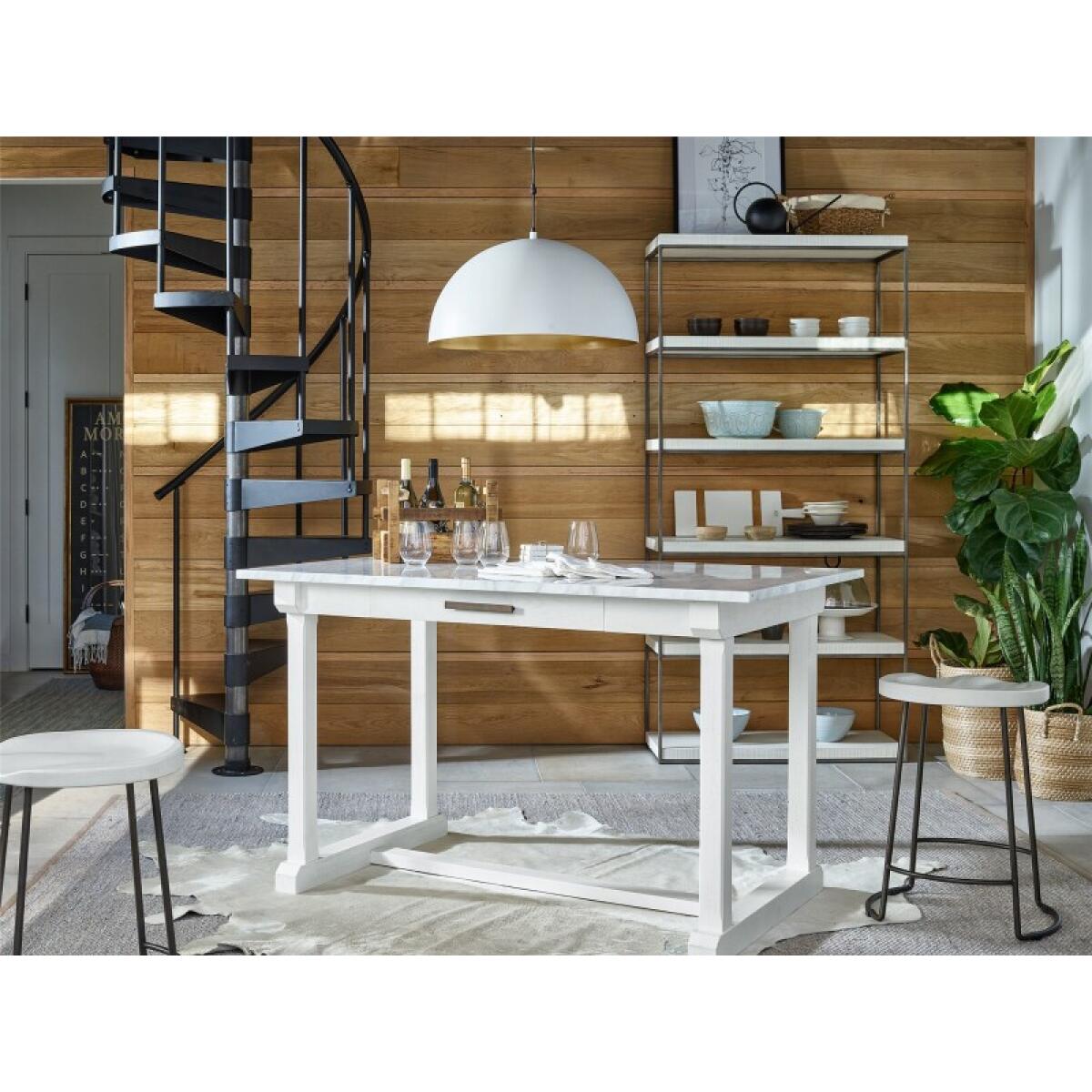c4787cc1f388213e15b651d36978494a Modern Farmhouse Elena Counter Table - Image 1