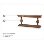 Kraton 2 Drawer Pedestal Console Table - Image 2