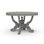 Mandolin Dining Table W/ Solid Hardwood Top