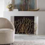 Gold Branches Decorative Fireplace Screen Accessories Accessories 9