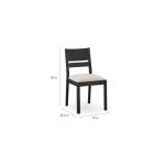 Origins Spence Dining Chair with Upholstered Seat Chairs & Benches Bassett Furniture 17