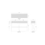Renoir Console W/ Rattan - Image 8