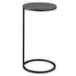 Brunei Accent Table, Nickel Chairside Tables Black 10