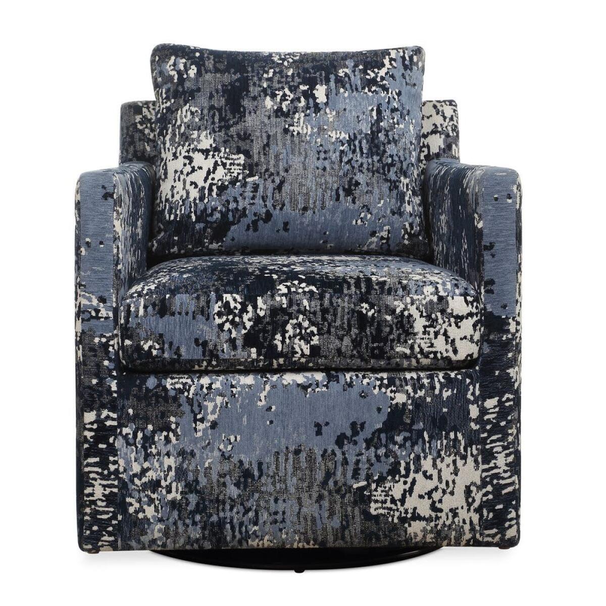 c50b575899b7673263b27e570b6d0757 Tisdell Swivel/glider, Indigo - Image 1