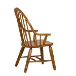 Treasures Bow Back Arm Chair – Oak Chairs & Benches Brown 19