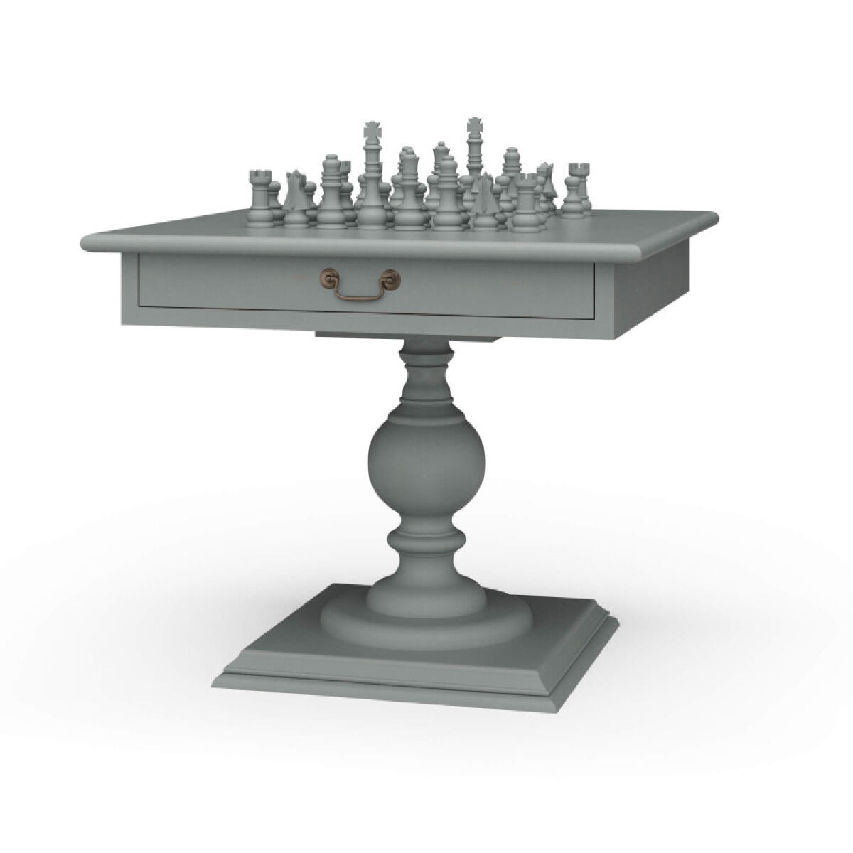 c543f114524aef6de50b9d649d2f8bba Gloucester Chess Table W/ Drawer - Image 1