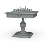 Gloucester Chess Table W/ Drawer