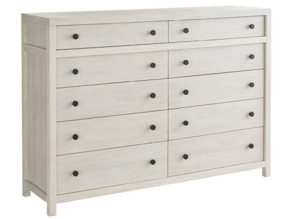 Dwell River Rock Ten Drawer Dresser Dressers Cream 10
