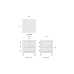 Kagu End Table W/ Raffia End tables Bramble 20