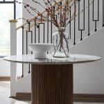 Kaleidoscope Round Pedestal Marble Table Top