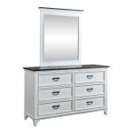Allyson Park Full Panel Bed, Dresser & Mirror - Image 4