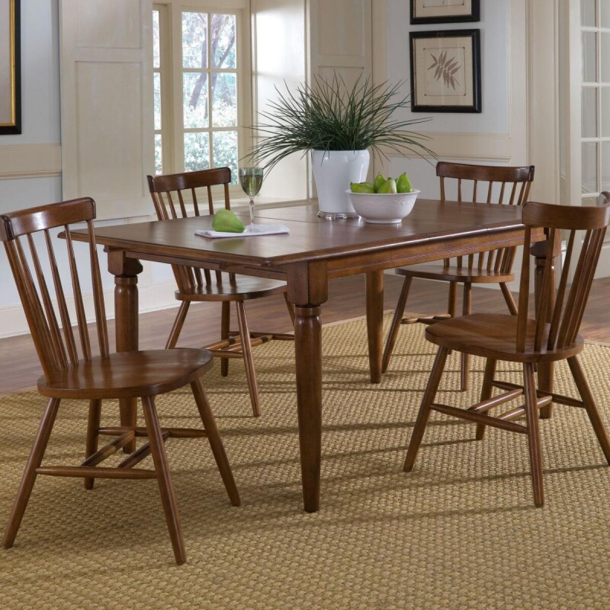 Creations 5 Piece Butterfly Leaf Set Dining Sets Brown 2 Creations 5 Piece Butterfly Leaf Set Dining Sets Brown 2
