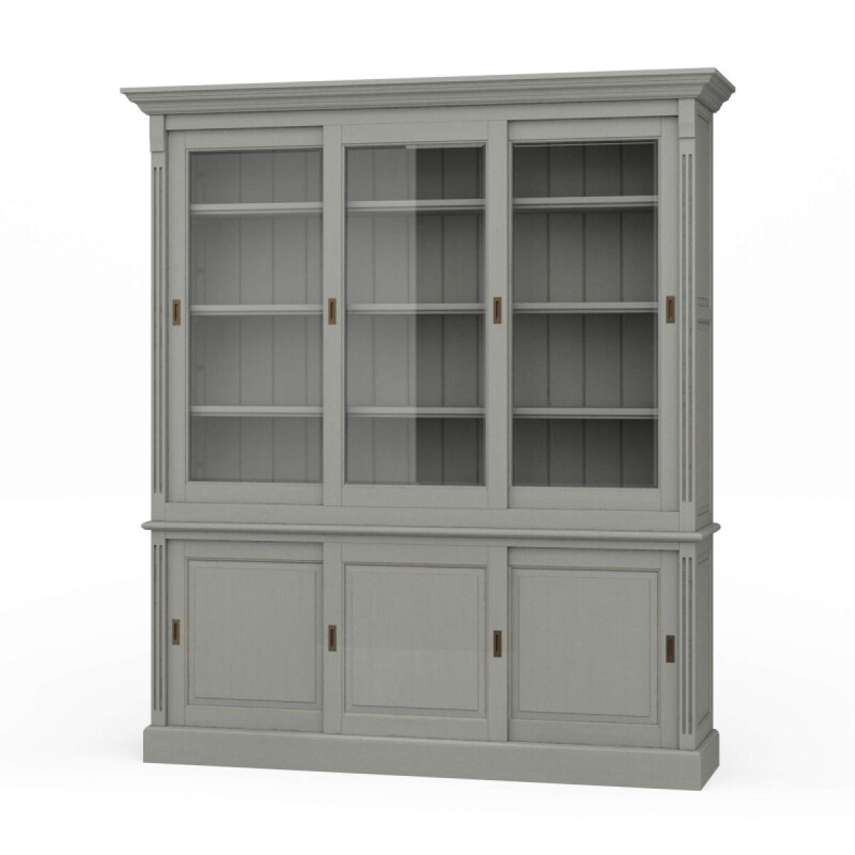 c5df727c6120d93d0c22450017135ba2 Hudson 88'' Bookcase W/ 3 Sliding Doors - Image 1