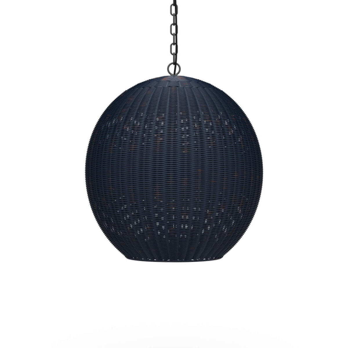Ball Rattan Pendant Lighting Blue 2 Ball Rattan Pendant Lighting Blue 2