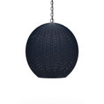 Ball Rattan Pendant Lighting Blue 18
