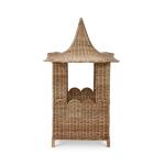Scalloped Rattan Dog Bed - Image 5