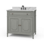 Nantes Single Vanity W/ Sink & Marble Top