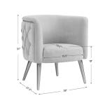 Haider Accent Chair, Champagne - Image 11