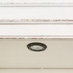 Magnolia Manor Entertainment Center with Piers Entertainment Stands Antique White & Weathered Bark 13