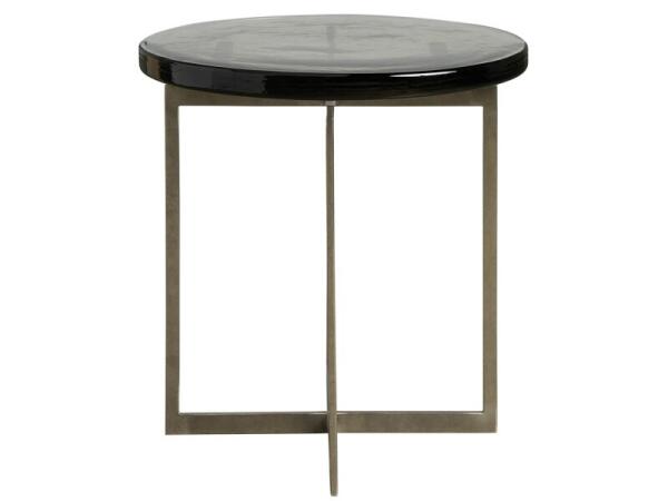 Avaline Jordan Side Table Chairside Tables Antique Nickel 9