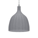 Hampton Rattan Pendant Large Lighting Bramble 15