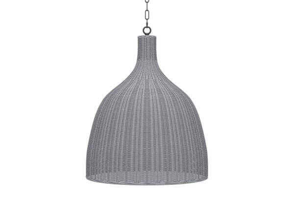 Hampton Rattan Pendant Large Lighting Bramble 2