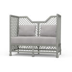 Rabana High Back Rattan Loveseat