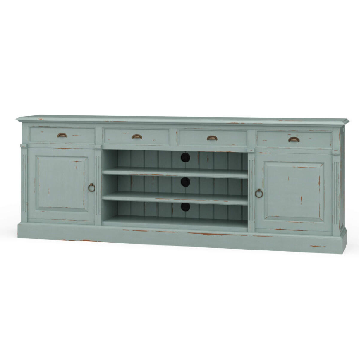 Hudson Media Console Entertainment Stands Blue 2 Hudson Media Console Entertainment Stands Blue 2