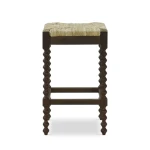Cholet Counter Stool W/ Rush Seat - Image 4